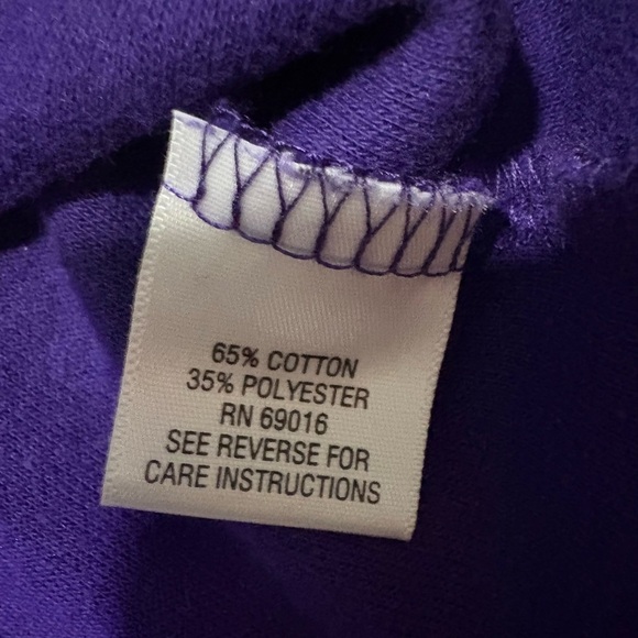 Studio Works Deep Purple Zip-Up Top - Picture 4 of 5